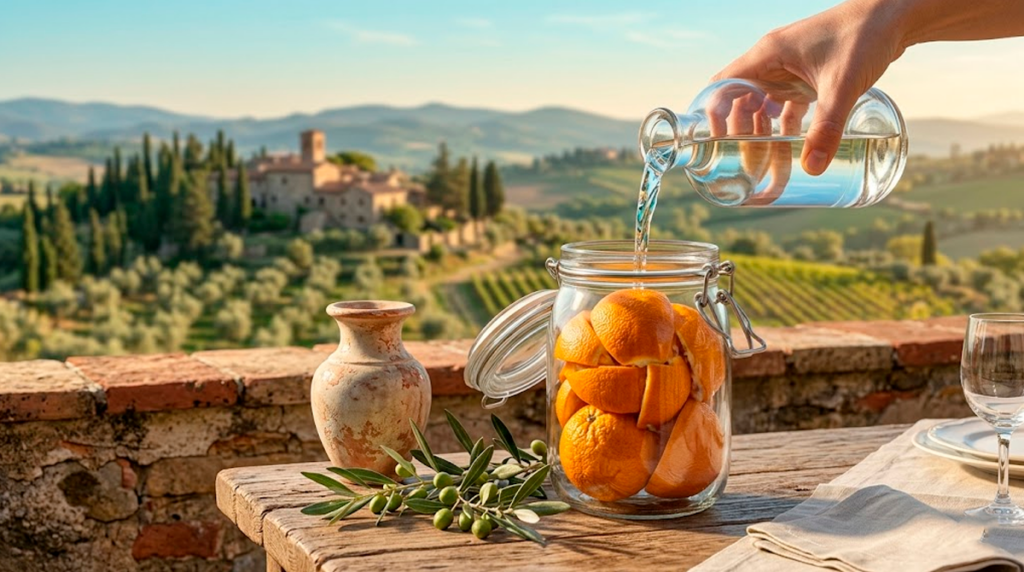 Bucce d’arancia e aceto: la formula 2026 per pulire casa e tagliare i costi del 30%