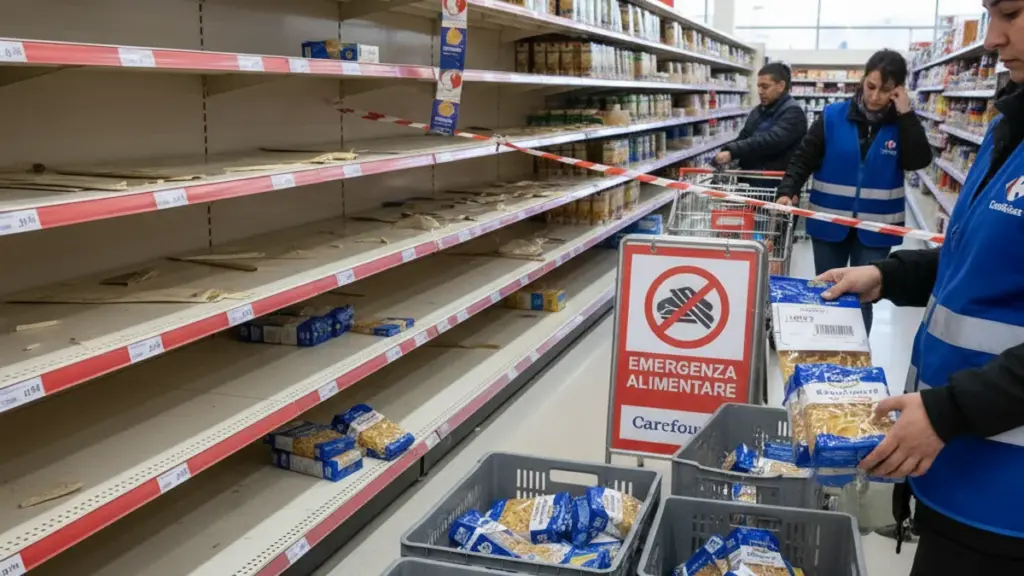 Allarme pasta Carrefour: 25 formati fuori dagli scaffali