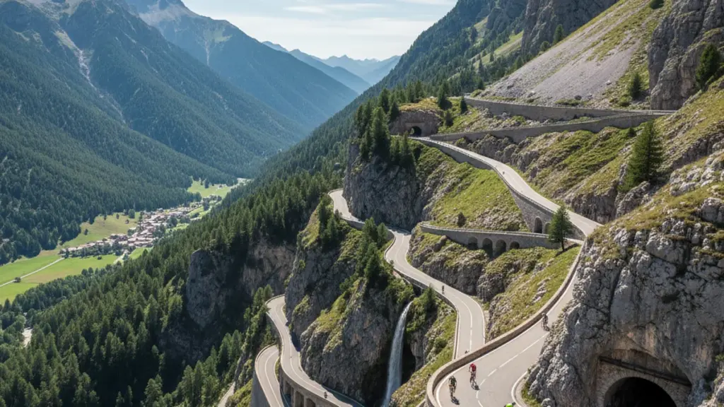 Costruita in 100 giorni: l’incredibile strada di montagna che sfida la fisica
