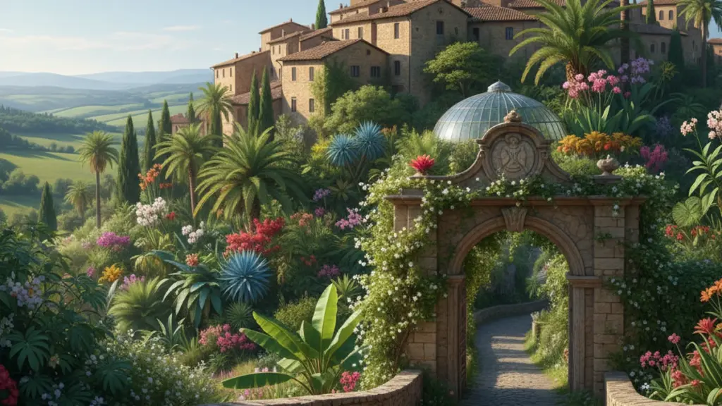 Il borgo toscano da favola che custodisce un giardino tropicale